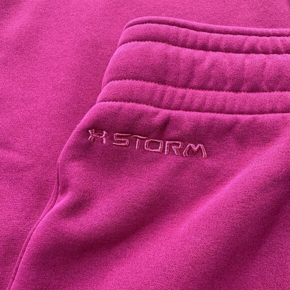 Under Armour Women's Pink Sweatpants Drawstring & Elastic Waist Size M - Picture 6 of 9